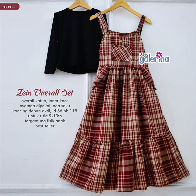 Product Introduction of zein overall set kids inner kaos nyaman dipakai Anak 6