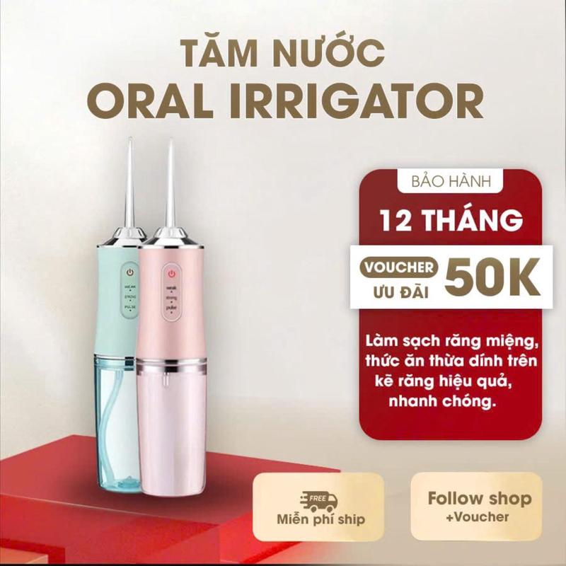 Máy Tăm Nước Cầm Tay Oral Irrigator - Tăm Nước Vệ Sinh Răng Miệng