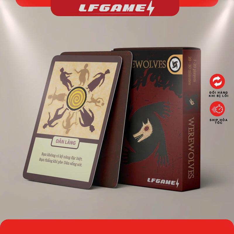 Bộ bài ma sói Việt hóa đủ chức năng cao cấp cho 7-20 người chơi Thẻ Bài Cards
