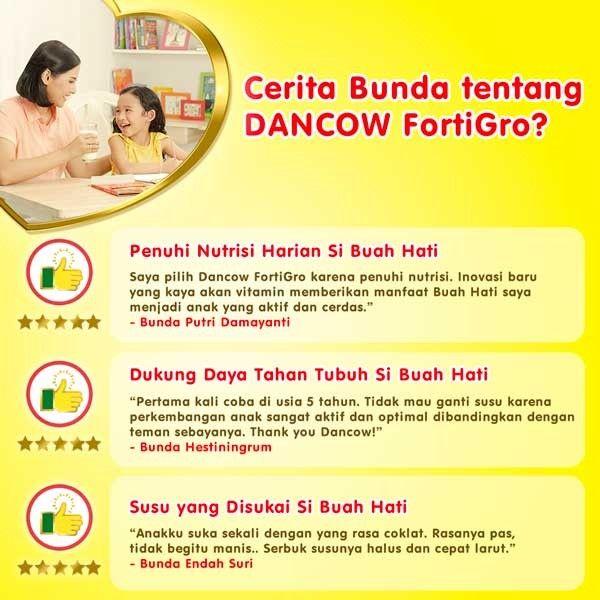 Nestle Dancow Fortigro Coklat 1KG Susu Bubuk Chocolate Dairy Milk 3