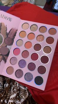 Product Review of IGOODCO 43 Warna bayangan mata Plat Glitter Powder Cosmetics Women Funny Cover Book Frosted Glitter Powder Sequins Eye Makeup Palette eye shadow from J**_ 1