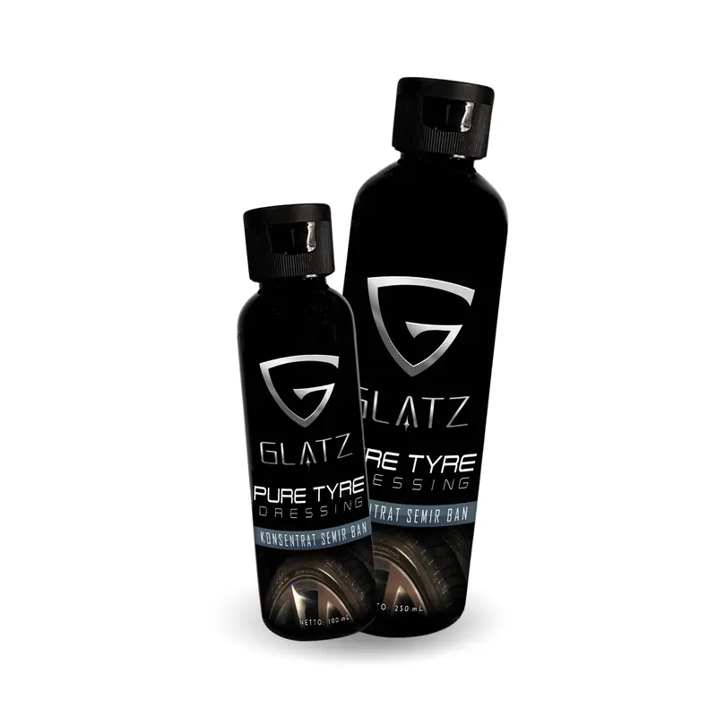 PENGKILAP PENGHITAM BAN KONSENTRAT SEMIR BAN TAHAN LAMA 100ML 250ML PURE TYPE DRESSING GLATZ penghitam  motor ban 8