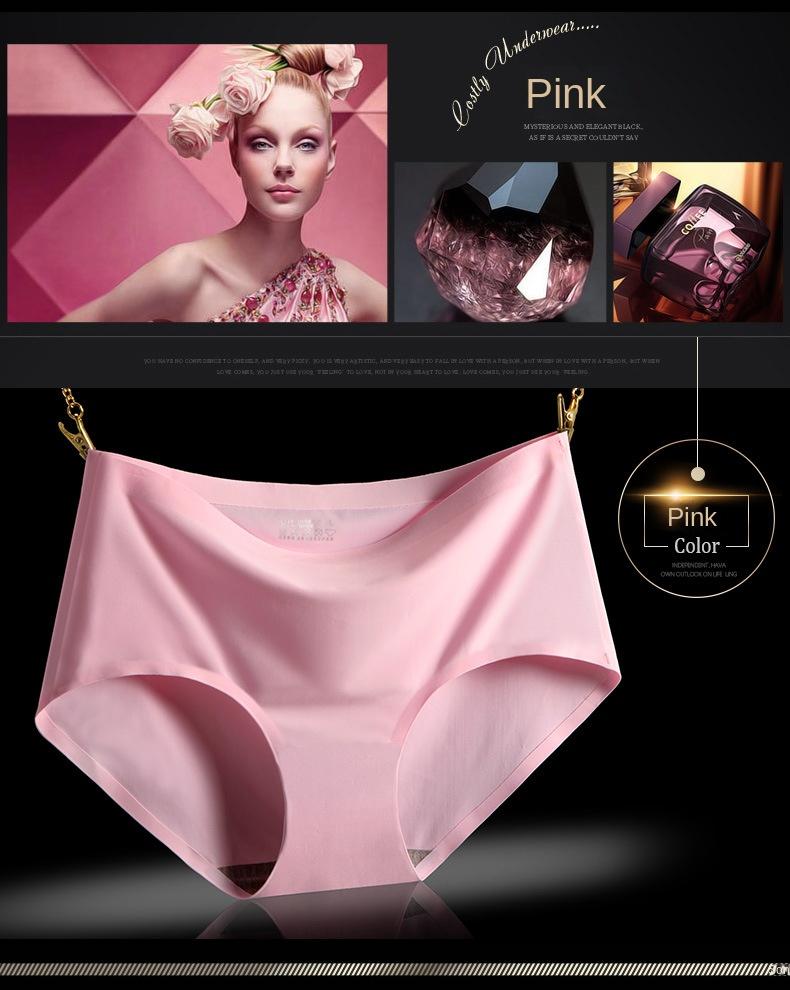 Product Introduction of [👗Women's Wear] New One-Piece Seamless Underwear for Women Ice Silk Mid-Rise Sexy Ladies Panties Women Large Size Women's Underwear 810 Womenswear Lady Comfort Innerwear Bridal Basic Minimalist 5