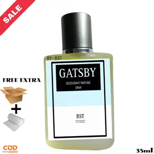 Parfum Refill Aroma Gatsby Tahan Lama | Parfum Laki-laki Gatsby For Men 35ml / Perfume Cowok Tahan Lama Pria Wangi Terwangi Pewangi
