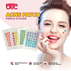 【BEC】ACNE Pimple Patch Stiker Penghilang Jerawat Lucu Motif Pads Hydrocolloids Repair Skin Acne Pimple Master Sticker Jerawat