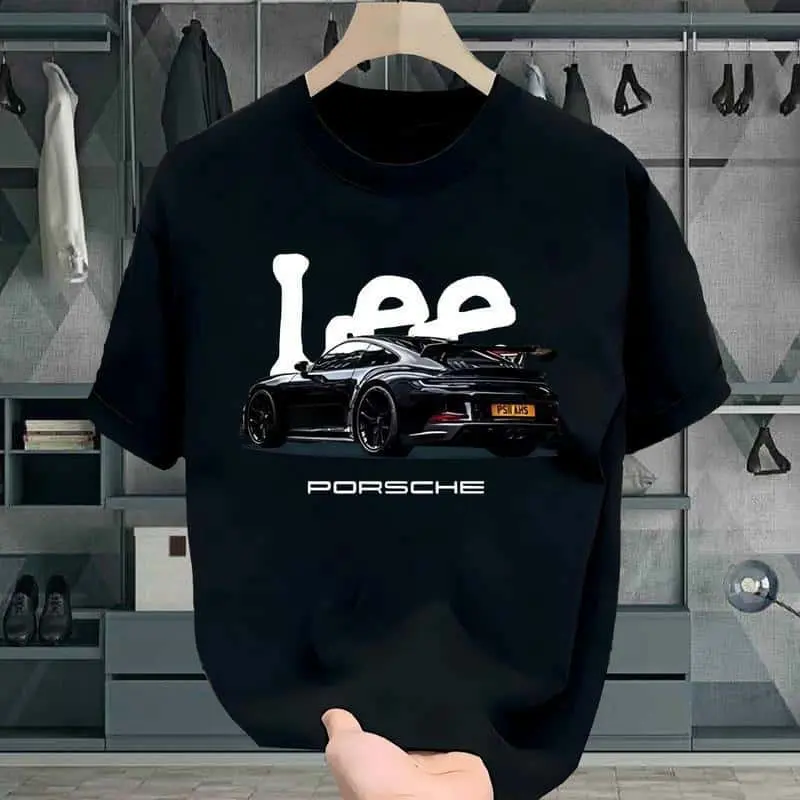 Kaos T-shirt cetak digital yang cocok untuk pria dan wanita muda tahun 2025 - Bahan nyaman
