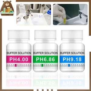 Buffer Ph Meter Cairan Kalibrasi 50ml Ph Calibration Solution Ph Meter Buffer Solution Ph Meter Calibration Solution Ph4 6.86 9.18