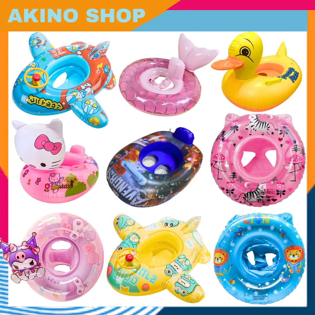 Pelampung Boat Swimming Float Pelampung Murah Swim Ring Pelampung Budak Swimming Ring Safety Ring/Baby Float Swim Training Outdoor Pink Green Orange Red Anak