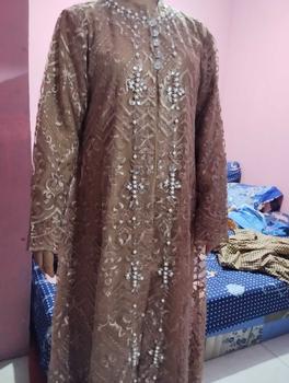 Product Review of Gamis brokat terbaru 2025 mewah kekinian / gamis lebaran 2025 model gamis terbaru / gamis pesta mewah elegan / gamis kondangan mewah terbaru from n**a S**i 0