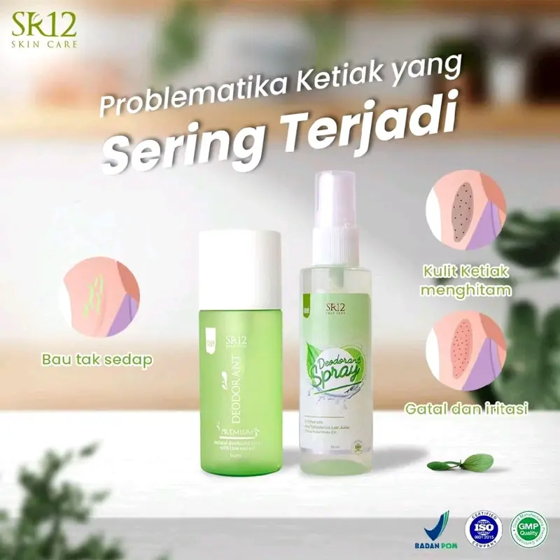 SR12 DEODORAN SPRAY MENCEGAH BAU BADAN/ BPOM 5