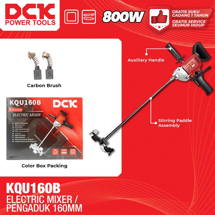 Gambar DCK KQU160B Mesin Pengaduk Semen dan Cat / Mixer 800W dari Drill&Co Kota Administrasi Jakarta Barat Tokopedia
