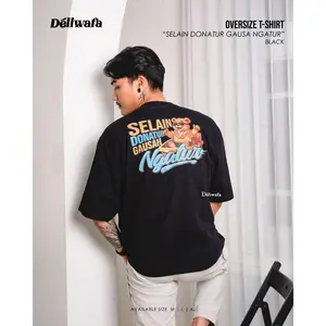 Deliwafa - Selain Donatur Gausah Ngatur - T-Shirt Kaos Lengan Pendek | Baju Pria Wanita