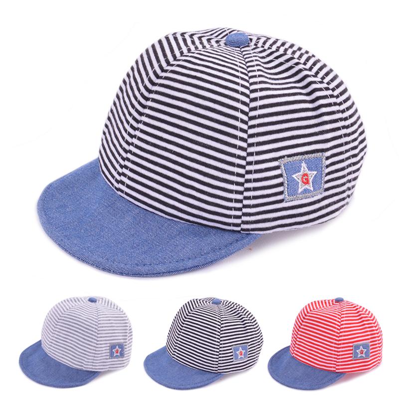 Mũ Bóng Chày Sọc Dễ Thương Cho Bé, Mũ Cotton Mềm Thoáng Khí Cho Trẻ Sơ Sinh Và Bé Trai, Mũ Có Đỉnh Có Thể Điều Chỉnh, Mũ Che Nắng Ngoài Trời Cho Trẻ Mới Biết Đi