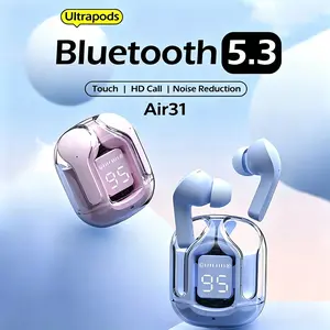 COD Air31 TWS Bluetooth 5.3 Gaming Wireless Hifi Earphone Digital LED Display Super Bass Android iOS