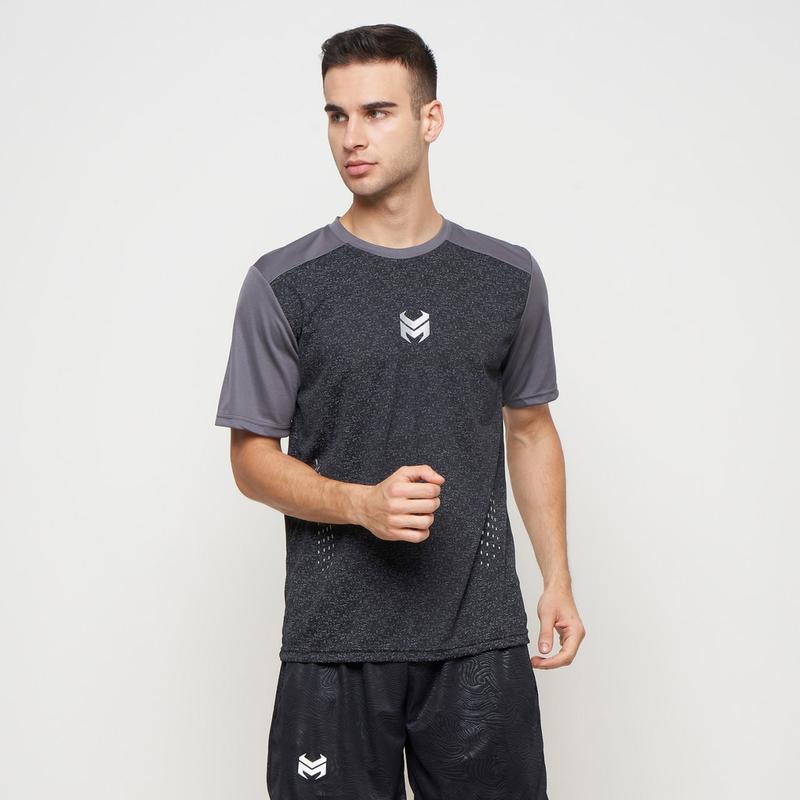 Monexo - Kaos Olahraga Pria Running Gym Fitness Bahan Dry Fit Jersey Pria Lengan Pendek MLN05 2