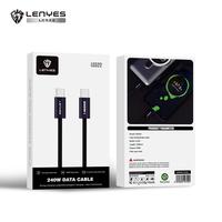 Gambar LENYES LC522 240W Kabel Data Fast Charging Type C To Type C Data Cable Charger Braided Nylon 1.2 Meter dari LENYES INDONESIA Kota Administrasi Jakarta Pusat 1 Tokopedia