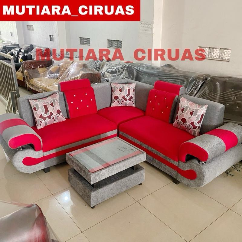 Sofa L Minimalis / Sofa Ruang Tamu (Free Ongkir Serang Banten) 2
