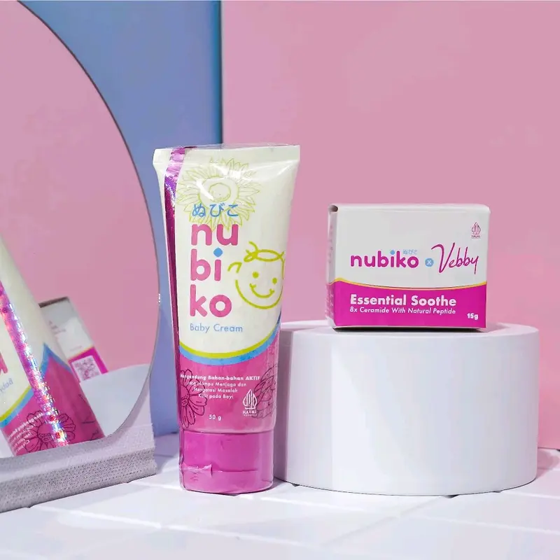 Nubiko paket bundling nubiko baby cream dan nubiko essential soothe perawatan kulit bayi 0