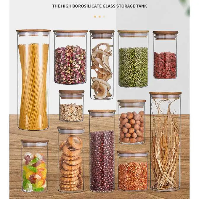 One Two Cups Toples Kaca Penyimpanan Makanan Coffee Storage Glass Jar - GH1270ORIGINAL 6