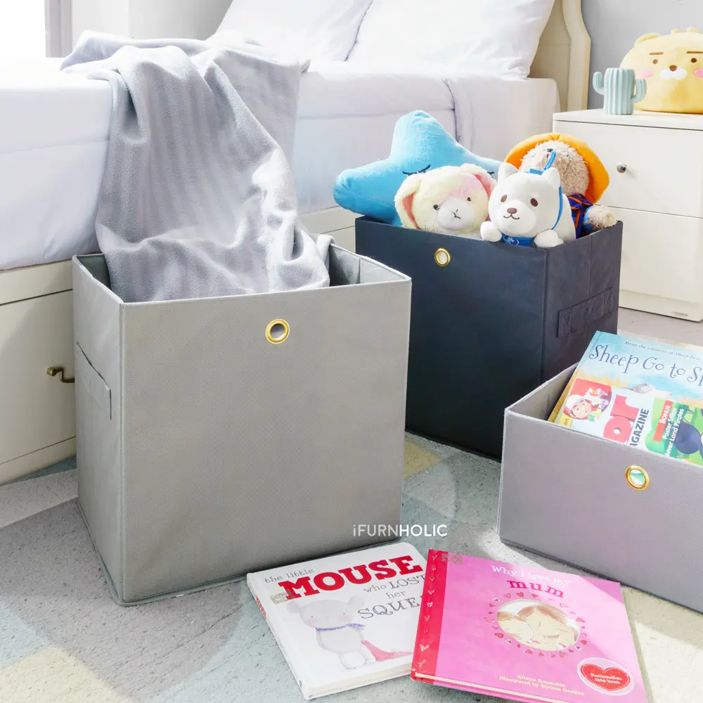 iFURNHOLIC Edwin Foldable Box - Kotak Penyimpanan  mainan  anak foldable  storage