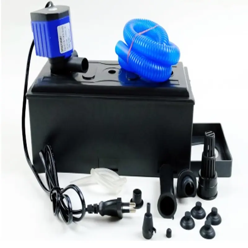 paket lengkap box filter mini ( s ) aquarium saringan filter bonus kapas 2