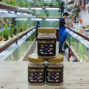 Pelet Ikan Glowfish / Guppy Pakan Makanan Ikan Hias Kecil 100Gram Tropical