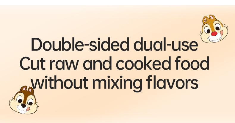 Product Introduction of Multifunctional thickened non-slip and mildew-proof double-sided cutting board for home dormitory fruit board fruit cutting knife board 14