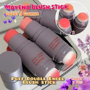 { GET 3 WARNA } Blush on STICK MAYENA - korean make up - 3 WARNA