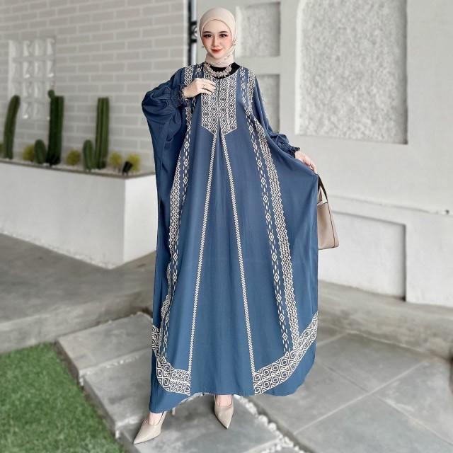 Product Introduction of Terbaru Kaftan Rayon Jumbo Premium Gamis Kaftan Lebaran Mewah Baju Muslim Wanita Kaftan Elegan Adem Dan Nyaman 26