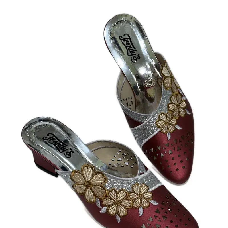 Sandal Hak DMN-04 Wanita Simpel dan Elegan Ukuran 37-42 - Heels High Karet Pesta Shoes Sendal Kaca 0