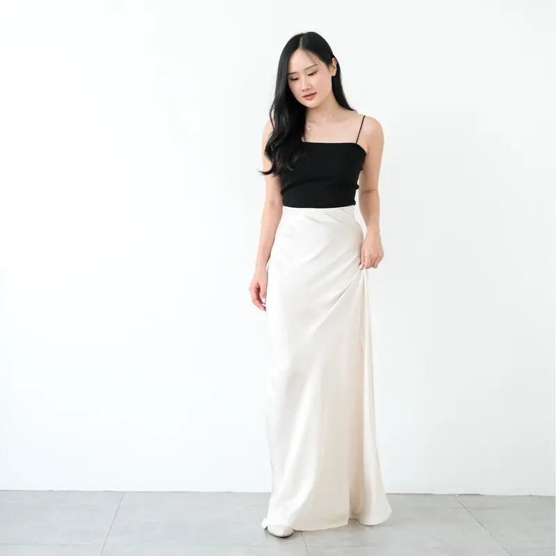 [JENN&ROSE] HILDA MAXI SATIN SILK SKIRT | Rok Satin 110CM 6