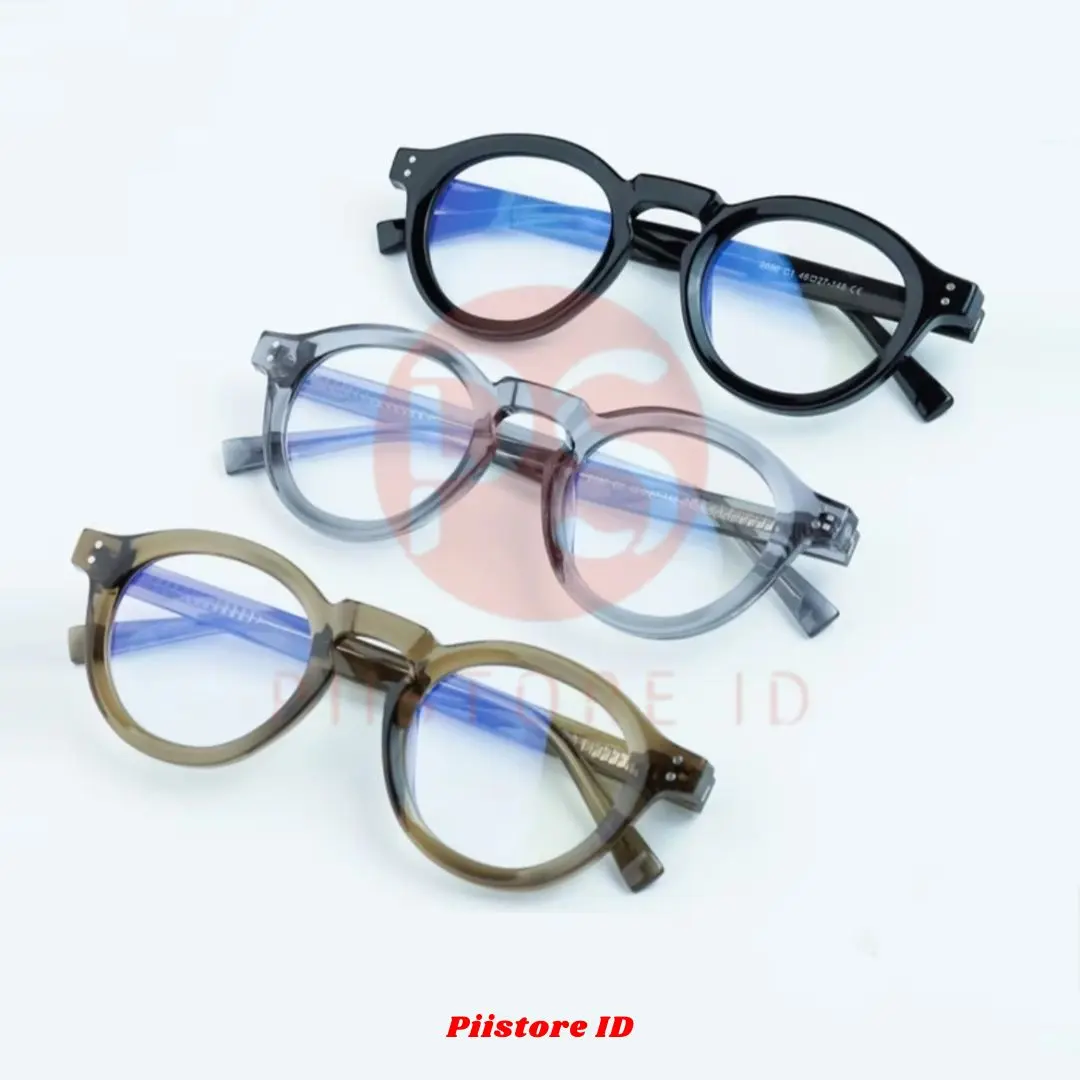 ( Buy 1 Get 1 ) Kacamata Photocromic Netto Series Terbaru Frame Unisex Model Oval Pria Dan Wanita Kekinian Blueray Photocromic Bluechromic Frame Skena Bisa Buat Mata Normal Minus Dan Cylinder