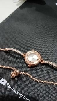 Product Review of JTSR016 - Jam Tangan Wanita Tali Rantai Serut Simple Elegant Jam Analog Fashion Korea Model Bulat Quartz from S**i 1