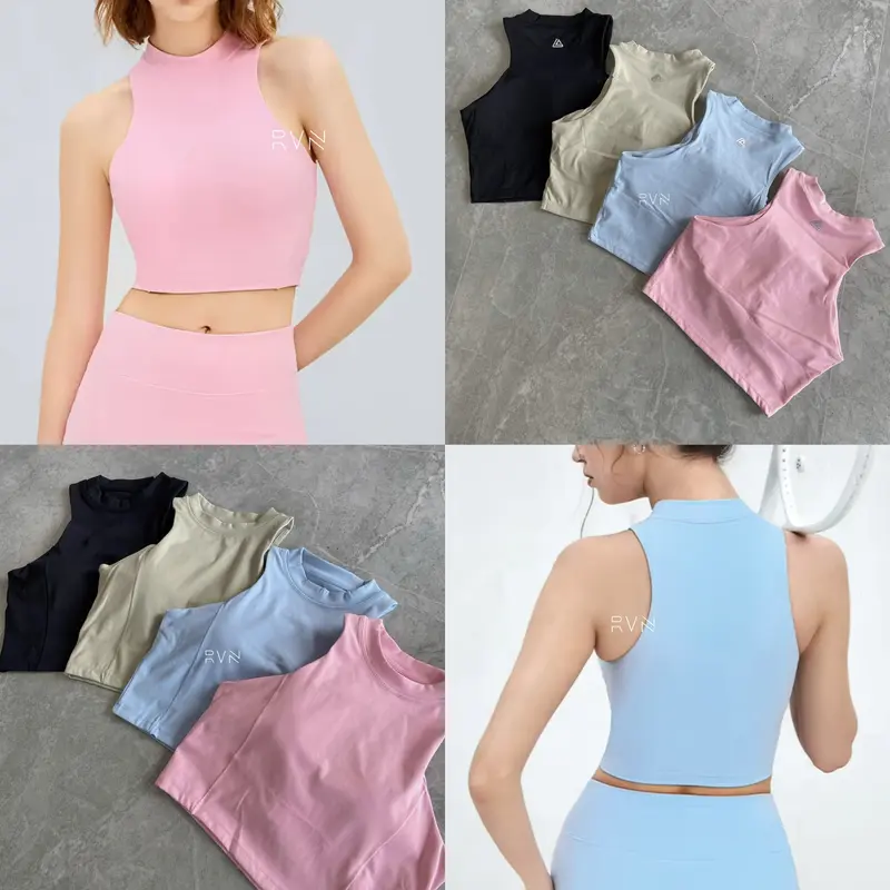 RVN Leona Crop Top Olahraga Yoga Gym Pilates 0