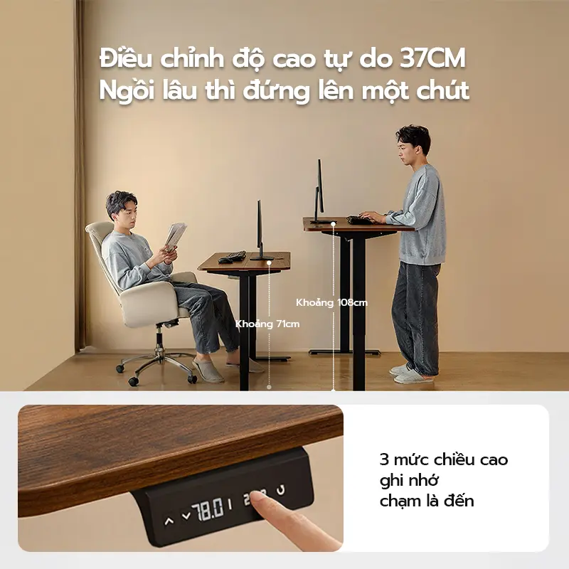 【Cập nhật hoàn toàn mới】Xpanse bàn học thông minh Bàn Làm Việc bàn_máy_tính mặt bàn gỗ bàn điều chỉnh độ cao bàn gaming | BigBuy360 - bigbuy360.vn
