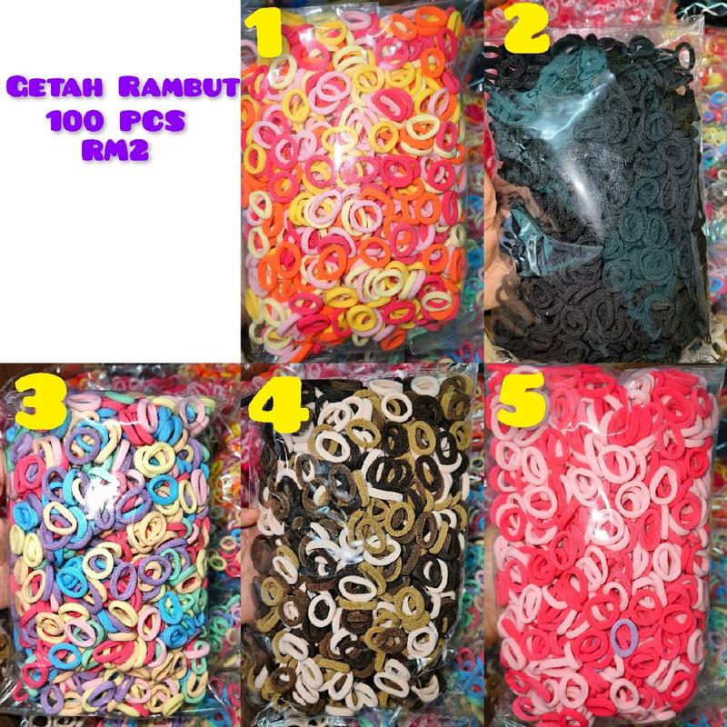 RM 2 (100 PCS)! GETAH RAMBUT GEGURL MURAH ! - TikTok Shop Malaysia