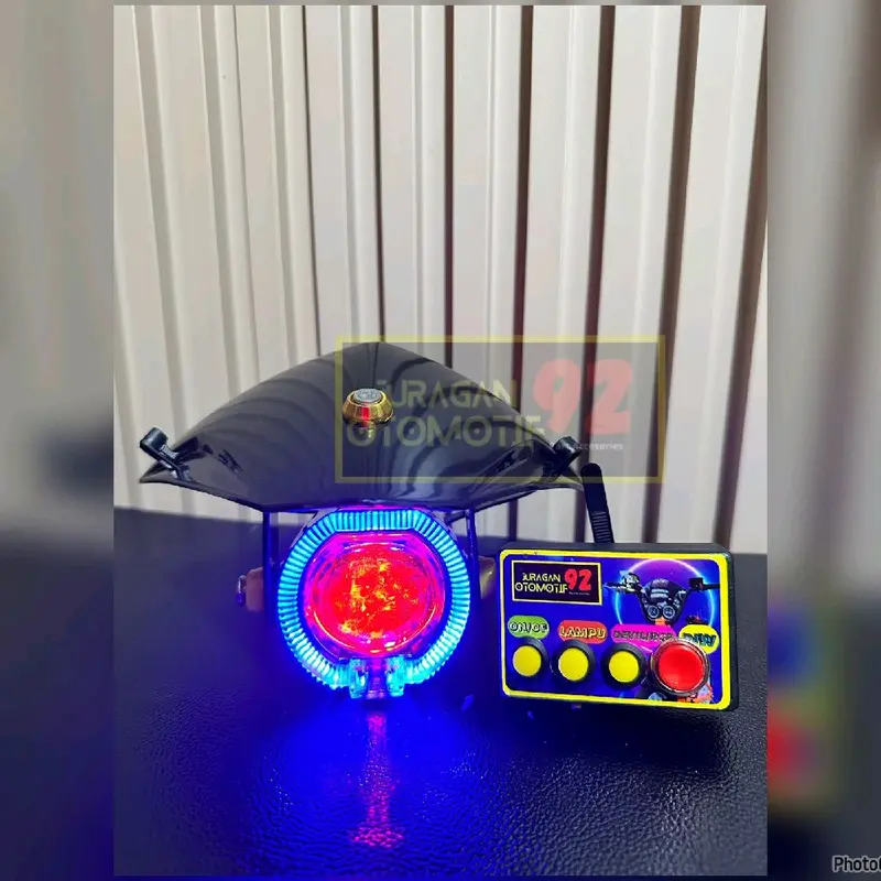 Lampu biled variasi sepeda lampu biled sepeda/lampu biled aksesori sepeda anak Outdoor 4