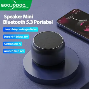 【GOOJODOQ】Portable Speaker Stereo Mini HiFi Wireless Speaker