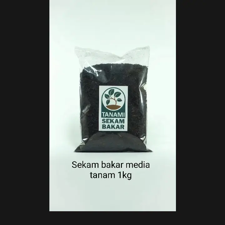Arang Sekam / Sekam Bakar Murah 5 kg media tanam Tanaman Pupuk Hitam Padi