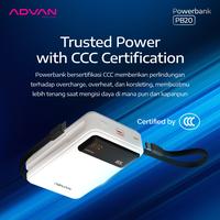 Gambar Powerbank ADVAN PB20 CCC Certified 20000 mAh Fast Charging 65W Type-C Slim & Compact Proteksi Overcurrent & Short-Circuit Support Laptop Smartphone - Black dari ADVAN OFFICIAL_NEW Kab. Tangerang 3 Tokopedia