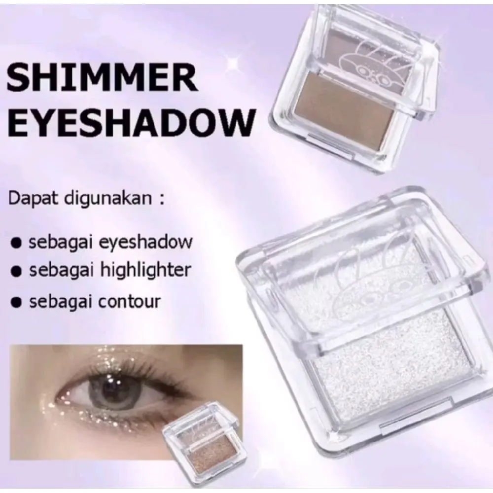 Highlighter Contour Eyeshadow Long Lasting Bronzer 4Warna S_25