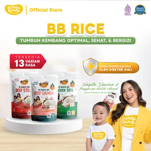 Bumbu Bunda BB Rice Beras BB 200 g - MPASI Bayi | Beras Bayi | BB Booster | MPASI Lengkap | Tanpa Pengawet