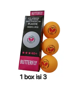 Bola Pingpong kupu kupu  Bola Tenis Meja 3bintang isi 3pcs