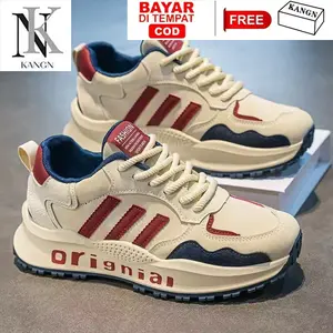 Sepatu Pria 2025 Edisi Musim Semi/Musim Gugur - Sepatu Lari Bernapas Jaringan, Datar, Ringan, Kasual, dan Fashionable