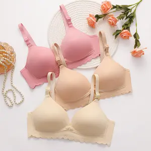 3 PC!! BACA DESKRIPSI!!!!  BRA / BH WANTA BUSUI KANCING DEPAN CUP SEDANG TANPA KAWAT  -618