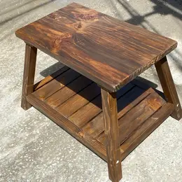 Bàn gỗ thông 2 tầng dung cho nhà hàng, cafe, quán ăn