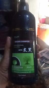 Product Review of [Buy 1 Take 1 ] 500ml Black Hair Shampoo Herbal Hair Dye Shampoo White into Black or Brown  Treatment Care Haircare Organic from m**💓 0