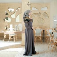 Gambar Shirin Zein - Gamis Trend 2026 Model Baru Elegan Motif Tenun Dress Nura - Grey, XXL dari Shirin Zein Store Kab. Pati 5 Tokopedia
