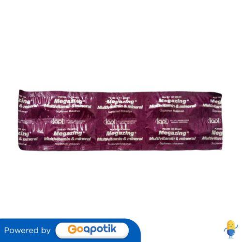 Gambar MEGAZING STRIP ISI 10 KAPLET dari Apotek Sumber Sehat by GoApotik Kota Surabaya Tokopedia