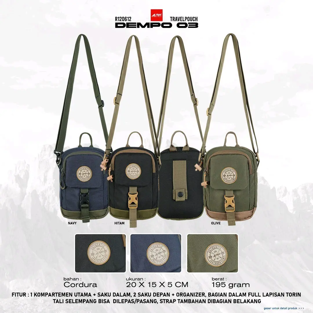 Tas Selempang / Travel Pouch Dempo 03 Arei Outdoorgear